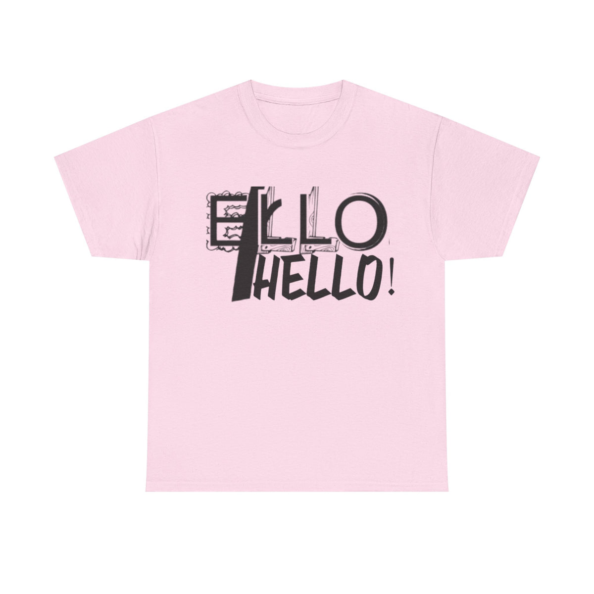 Hello Unisex Tee - Casual and Stylish Cotton T-Shirt for All Occasions