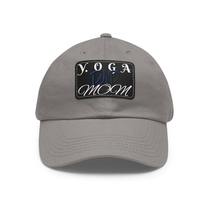 Yoga Dad Hat with Leather Patch - Casual Style for Active Parents
