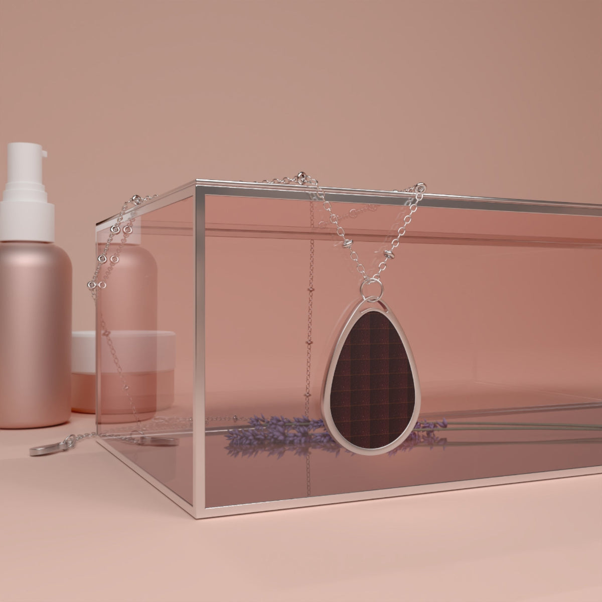 Elegant Oval Necklace, Dainty Jewelry, Gift for Her, Minimalist Pendant, Layering Necklace, Everyday Accessory Printify