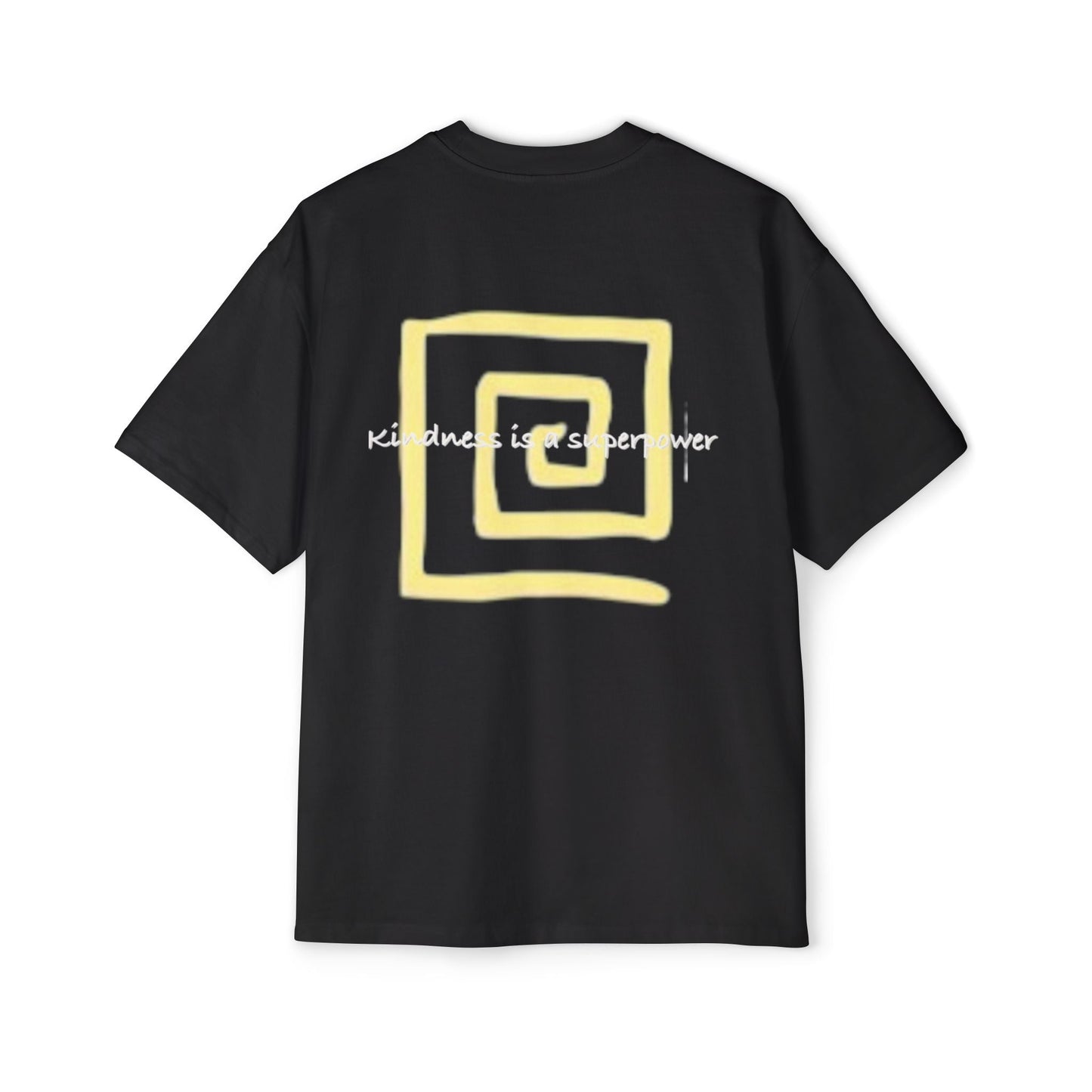 Oversized Tee - Kindness is a Super Power Graphic Design Shirt for Men Printify