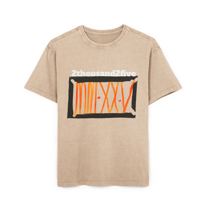 T-Shirt Acid Washed Oversize Tee 2thousand2five Design