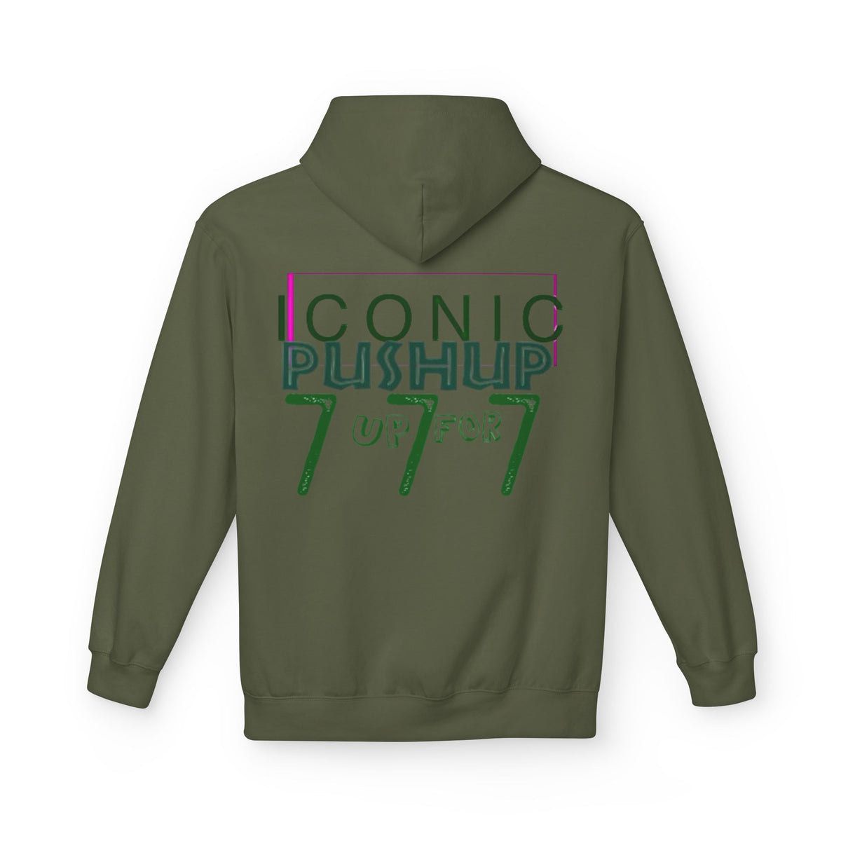 Iconic Push-Up Fleece Hoodie - Trendy Unisex Sweatshirt