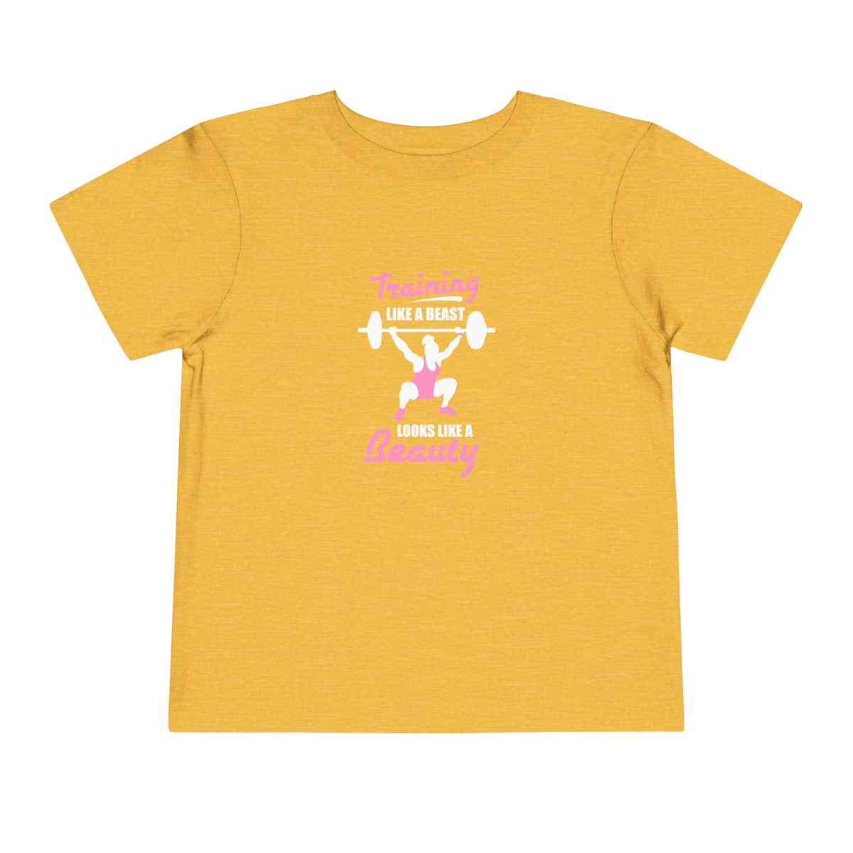 T-shirt pour tout-petits S'entraîner comme une bête 