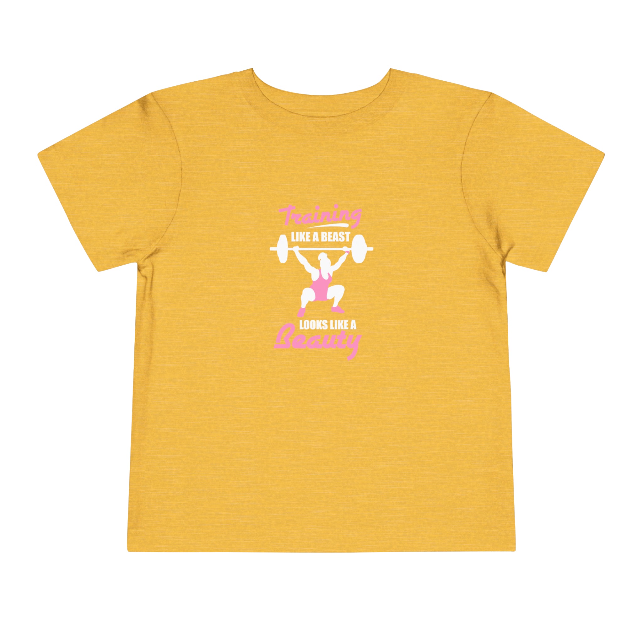 T-shirt pour tout-petits S'entraîner comme une bête 