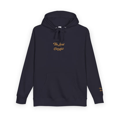 Religious Fleece Hoodie - Walking with the Lord Printify