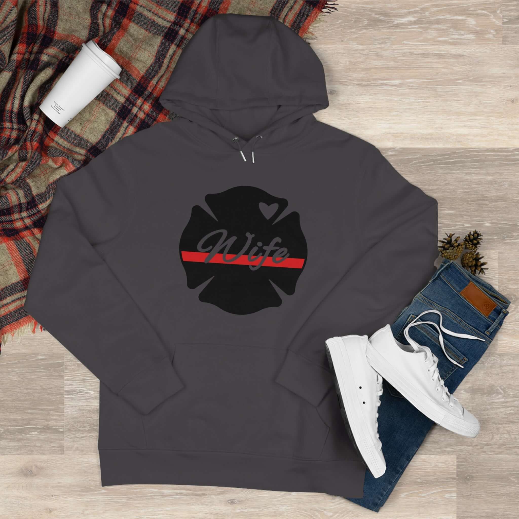 King Hooded Sweatshirt - Wife