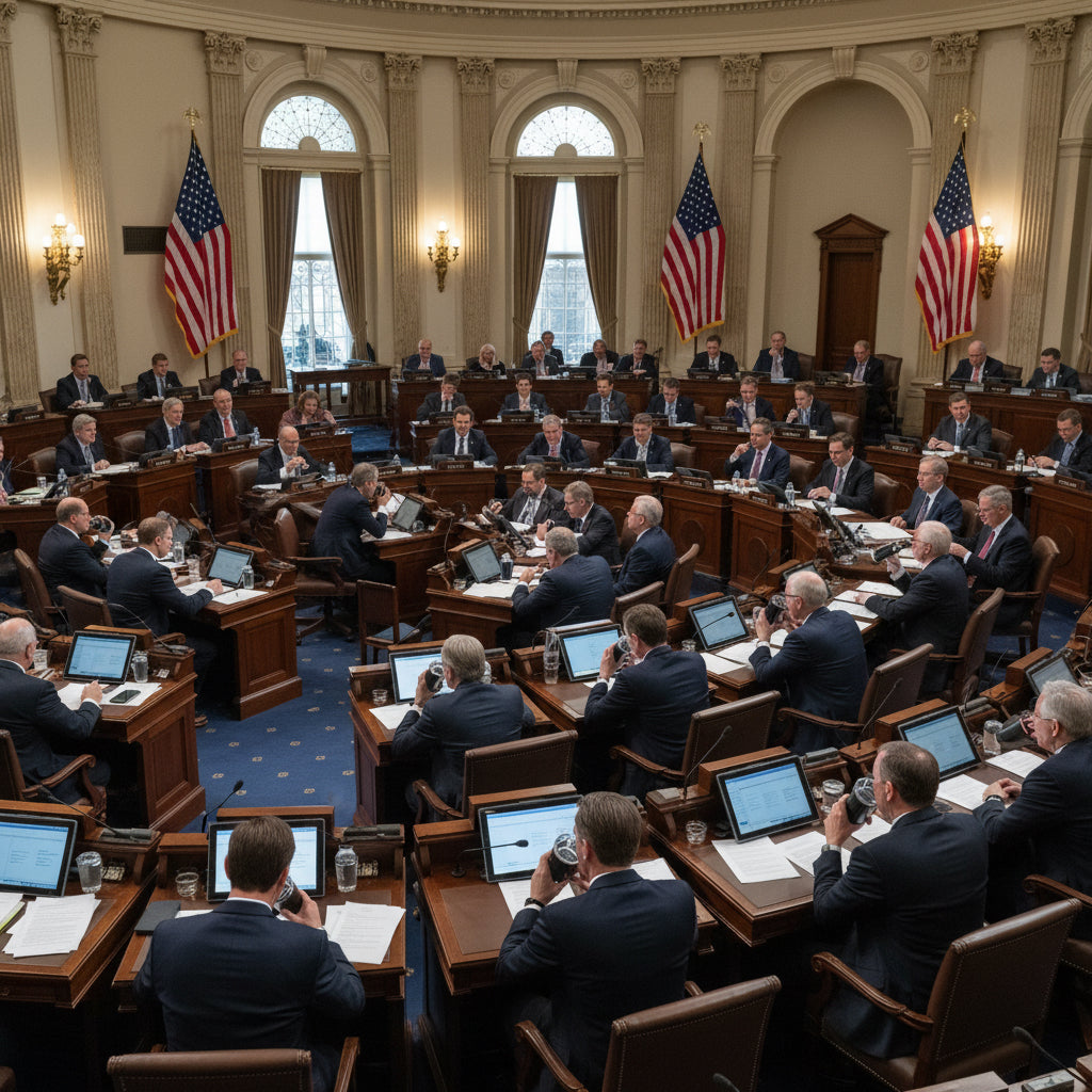 Tumbler - For Congress Engraving Design, 40oz Insulated with Lid Printify