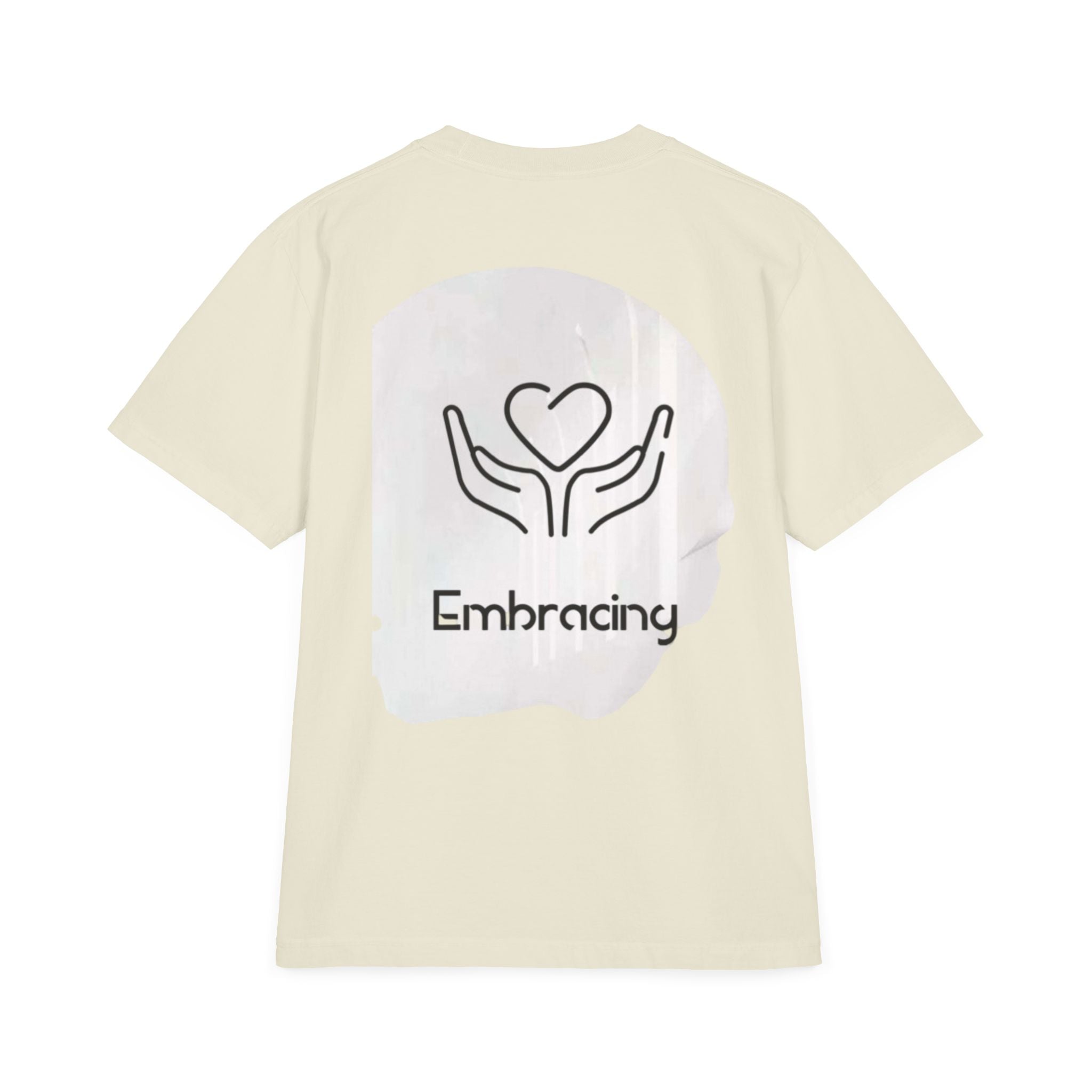 Drop-Shoulder T-Shirt Embracing Design