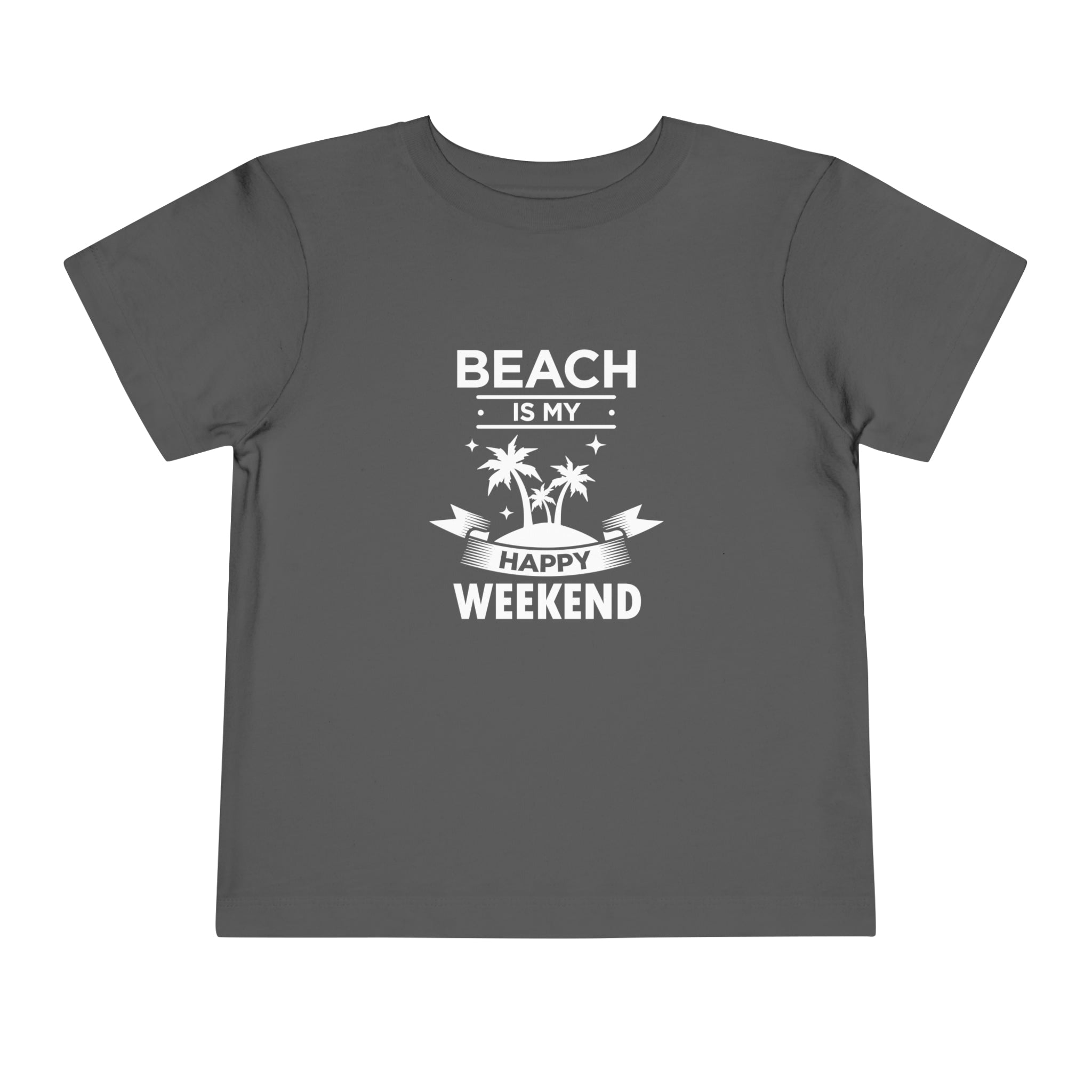 Beach Is My Happy Weekend Toddler Tee