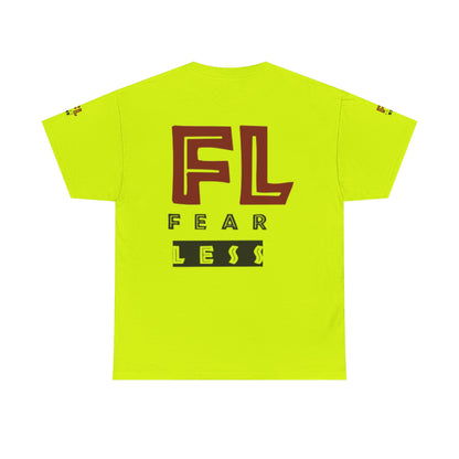 Fearless Graphic Unisex Heavy Cotton Tee - Bold Statement Shirt