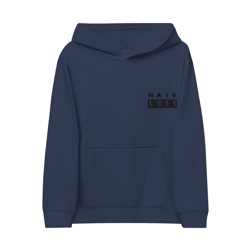Kids Embroidered Fleece Hoodie - Cozy Casual Wear Printify