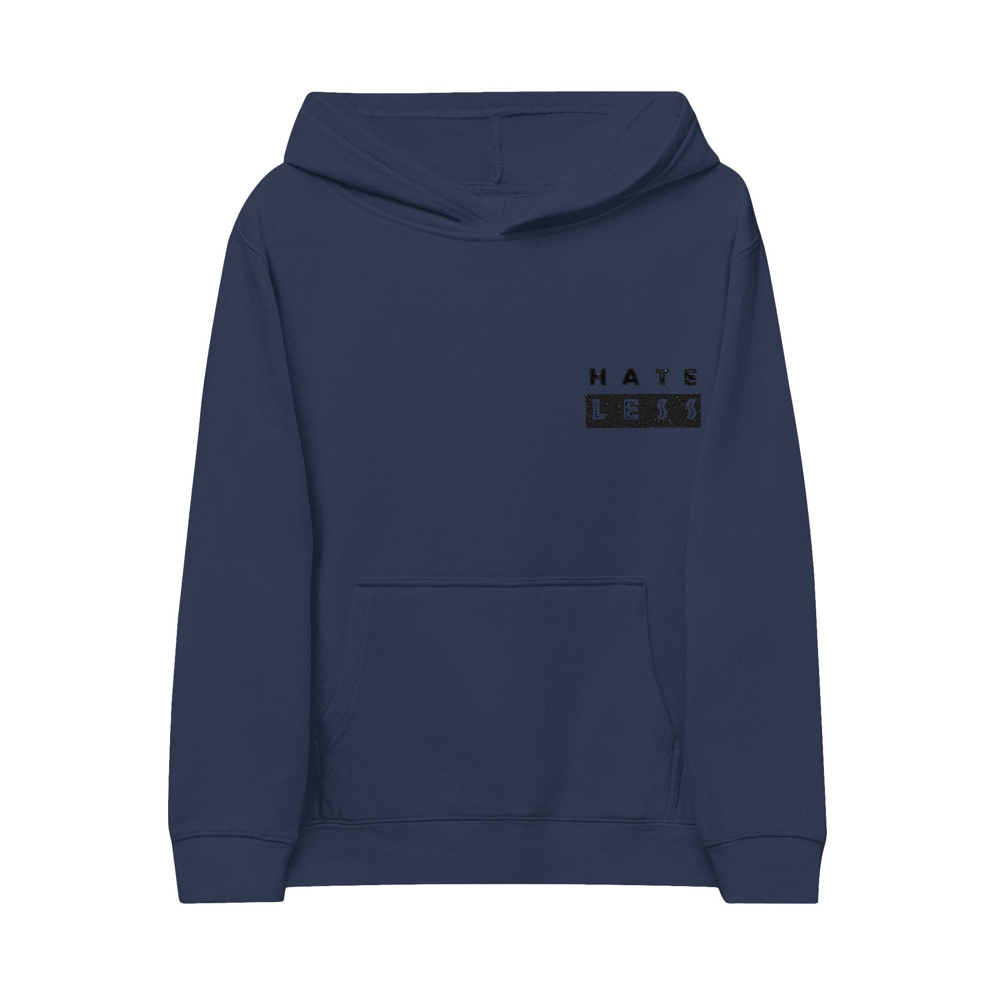 Kids Embroidered Fleece Hoodie - Cozy Casual Wear Printify