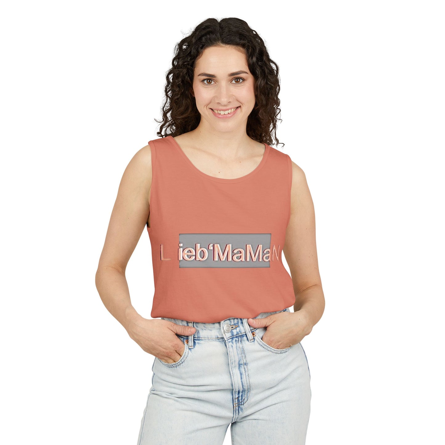 Lieb'MaMan Unisex Garment-Dyed Tank Top - Stylish and Comfortable Summer Wear