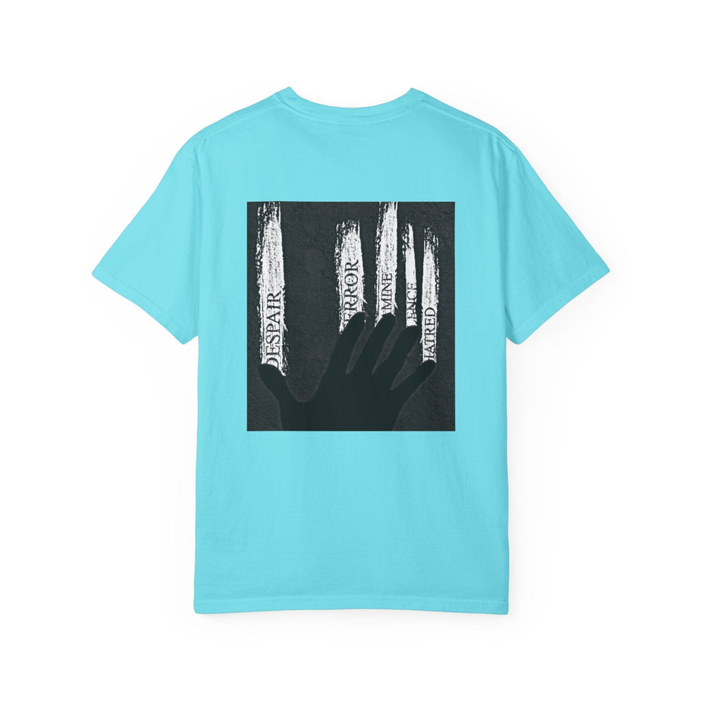 Garment-Dyed T-shirt, Unisex Black Graphic Tee, Motivational Shirt, Casual Streetwear, Perfect Gift for Friends Printify