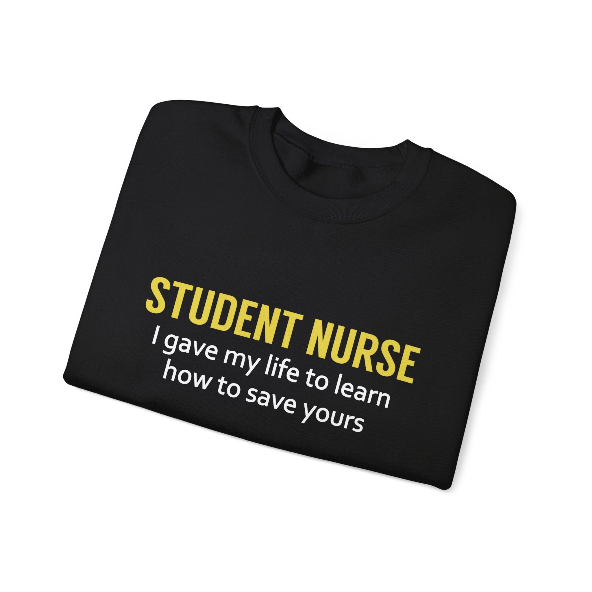 Sweat-shirt unisexe étudiant infirmière 