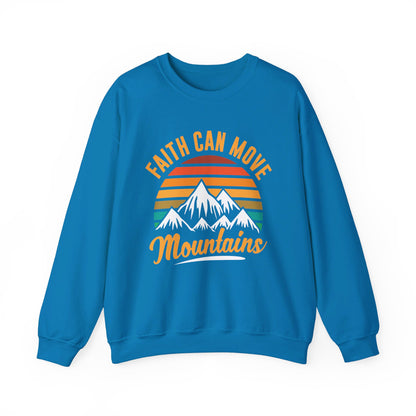 Faith Can Move Mountains Sweat-shirt unisexe 