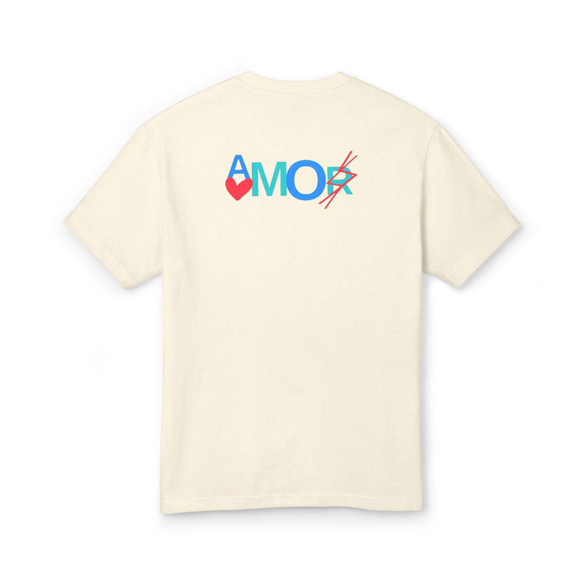 T-Shirt AMORX Unisex Garment-Dyed Heavyweight Cotton Tee
