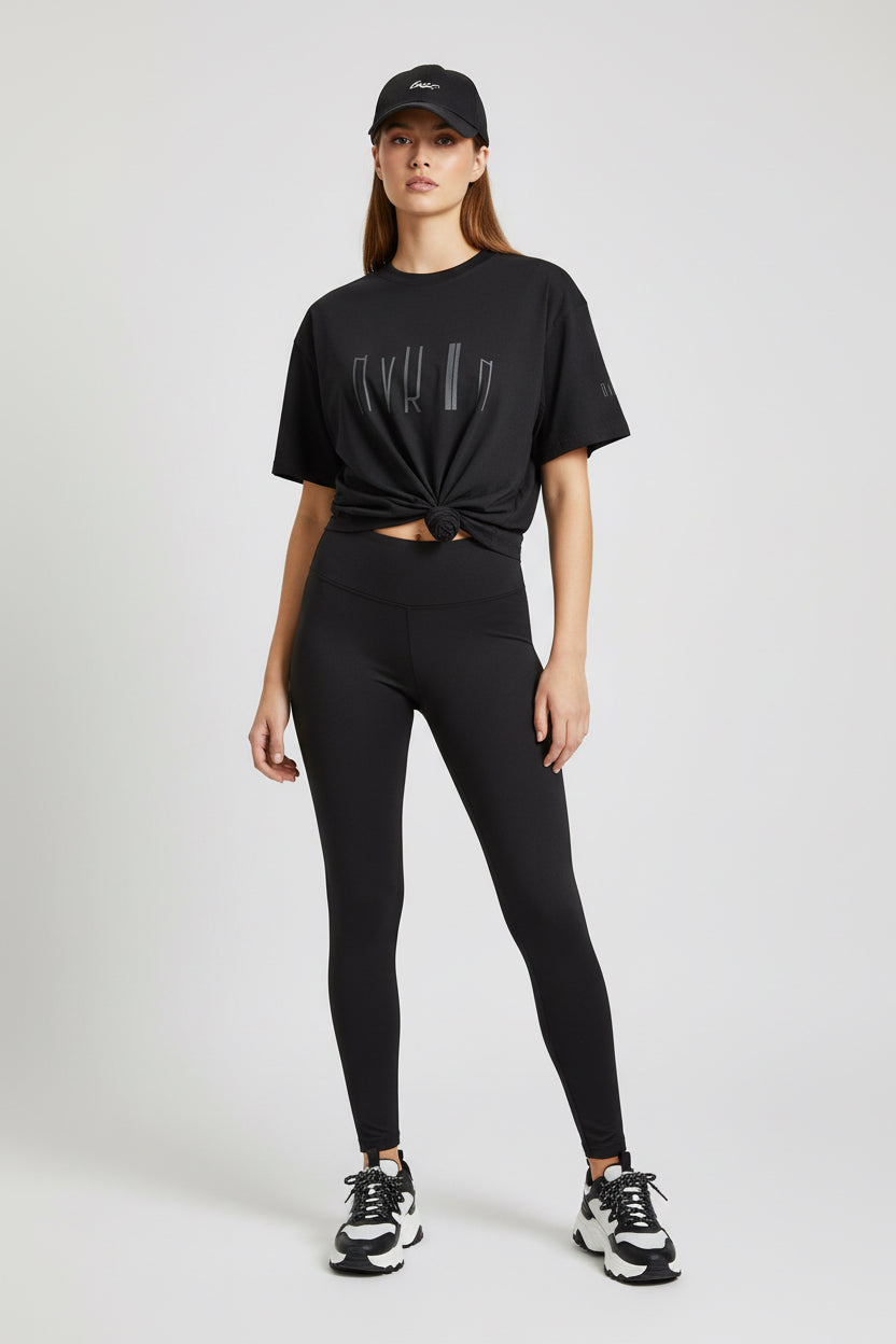 NVKIlN Logo Tee — Black Graphic T-Shirt