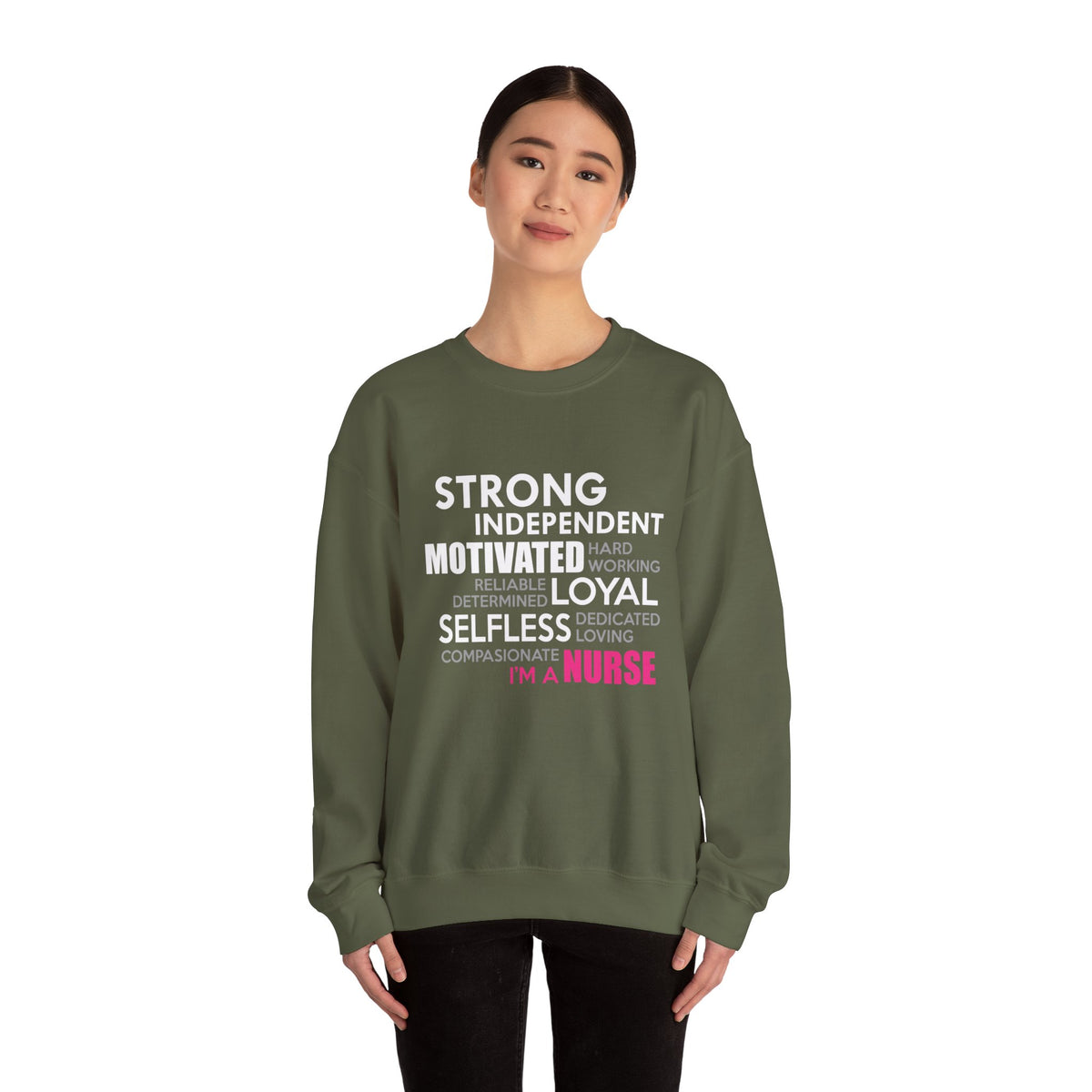 Sweat-shirt unisexe désintéressé, motivé et indépendant 
