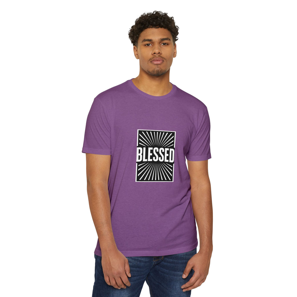 Blessed T-Shirt — 'blessed' Script Graphic Christian Tee