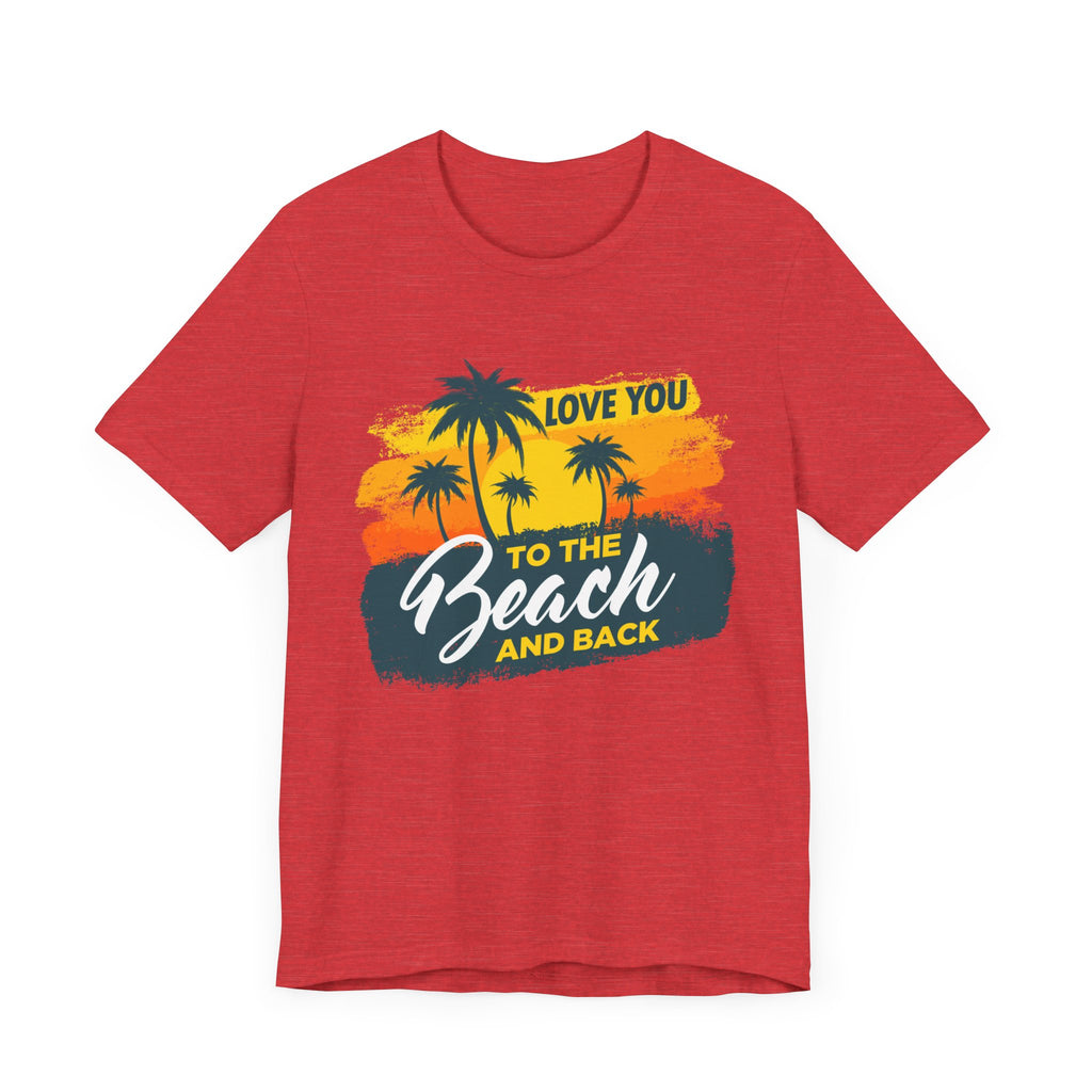 Je t’aime à la plage Tee unisexe 