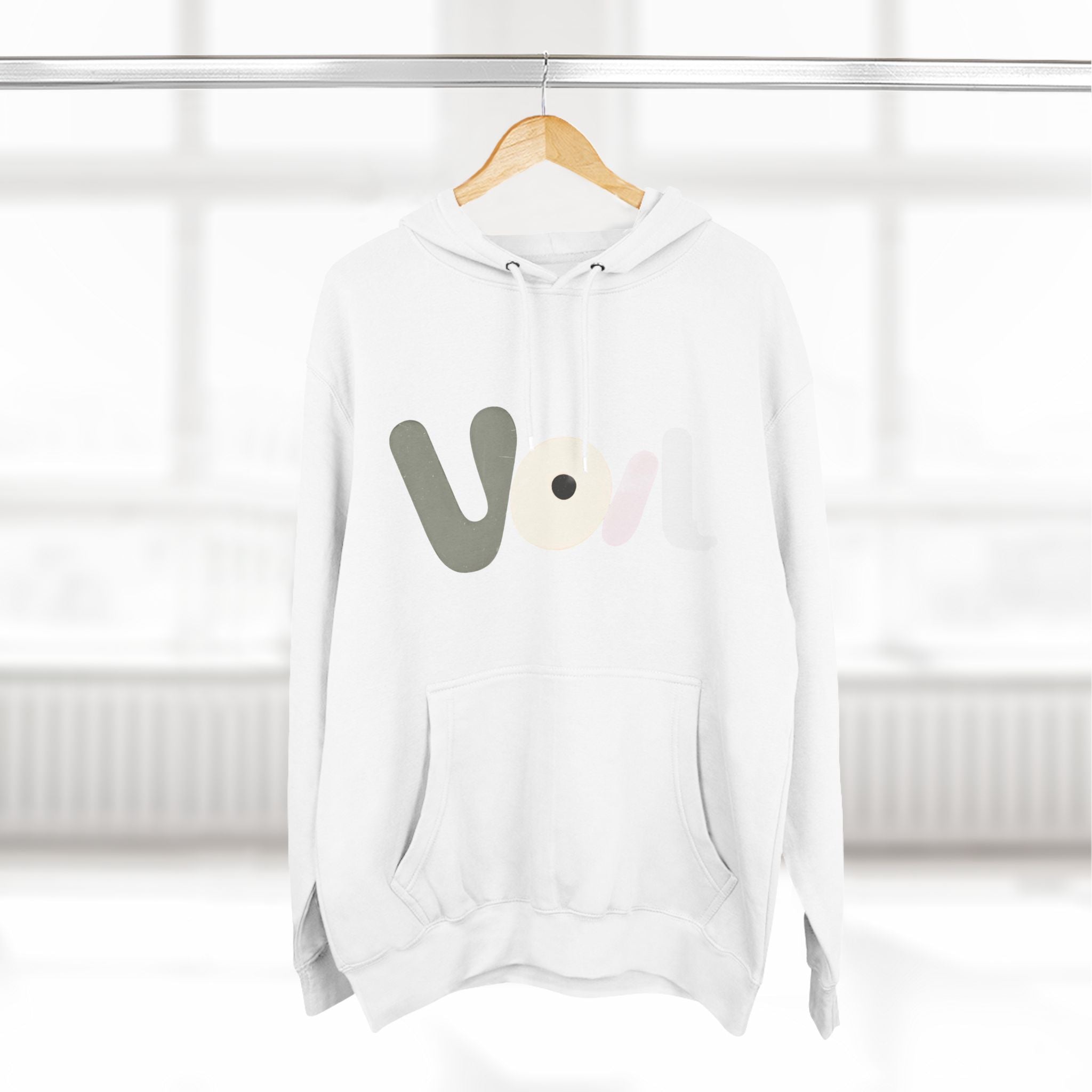 Voila Three-Panel  Hoodie