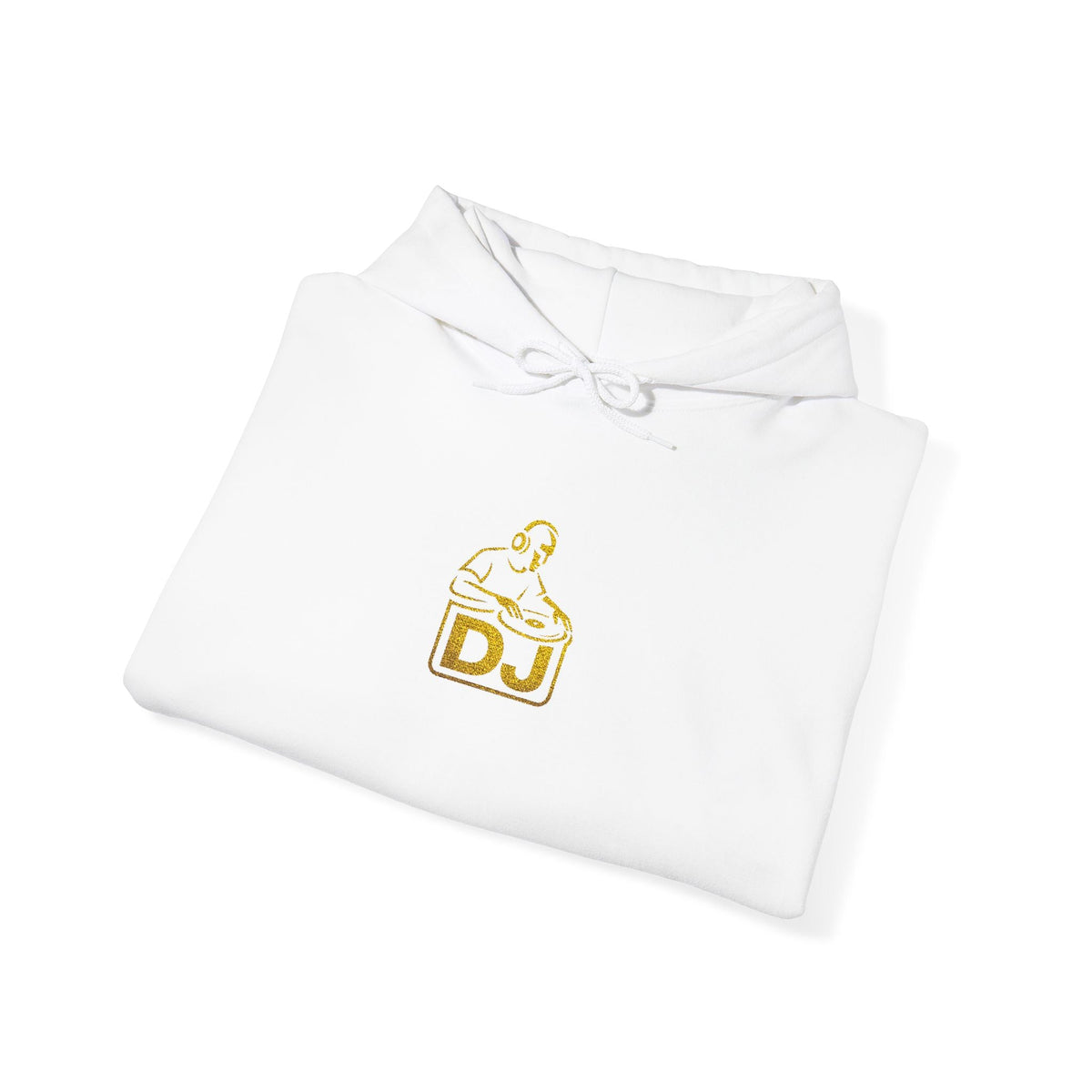 Hooded Sweatshirt DJ on Air Print Printify