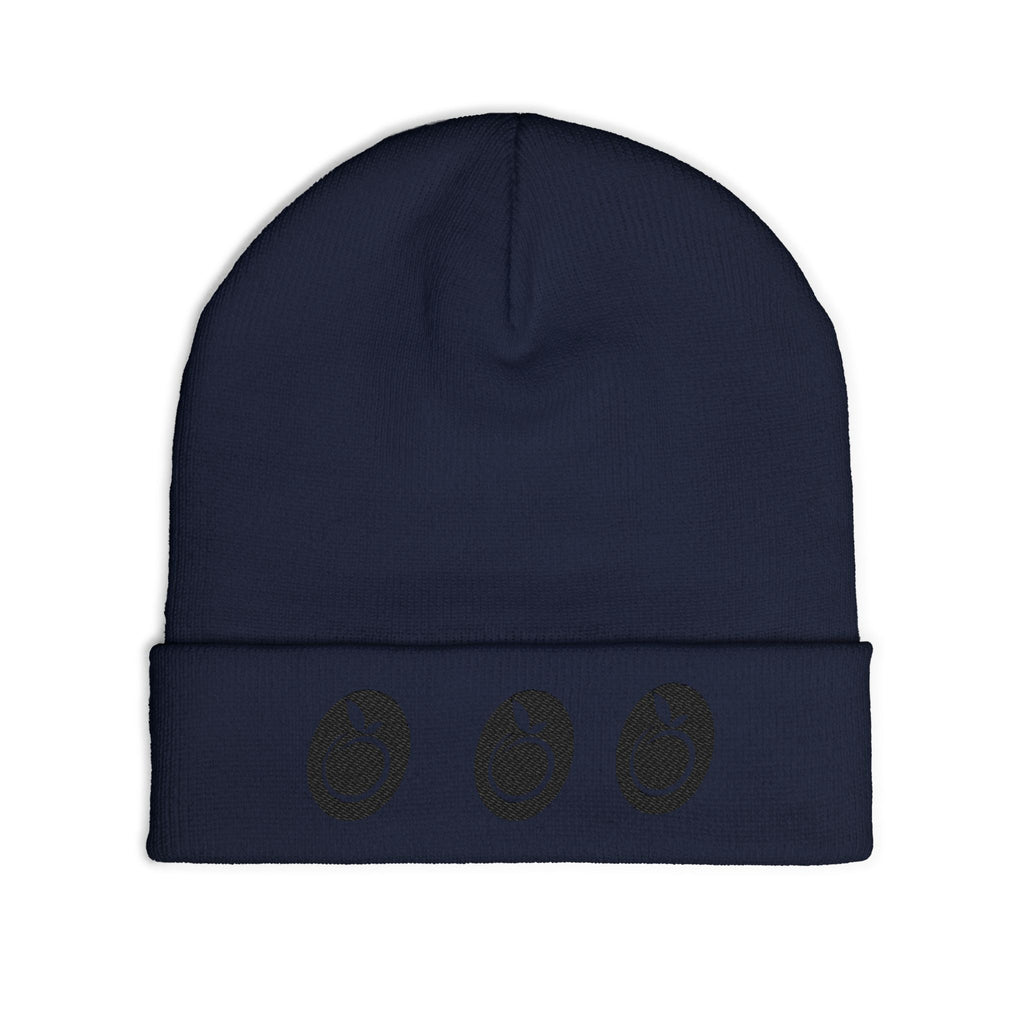 Cozy Embroidered Knit Beanie, Stylish Winter Hat, Customizable Beanie, Gift for Her, Fall Fashion Accessory, Casual Cap
