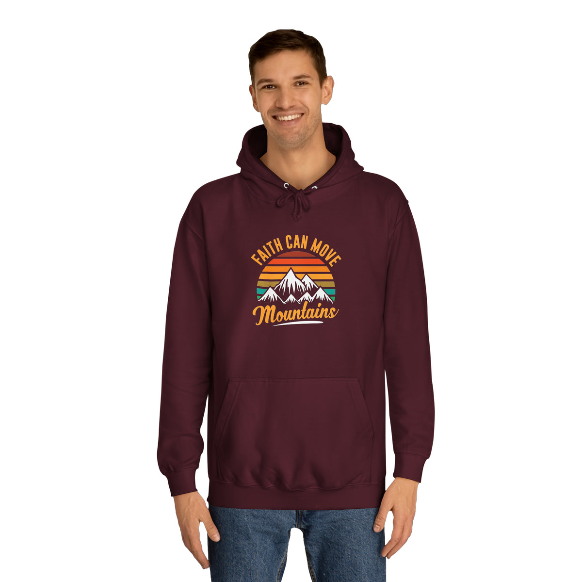 Faith Can Move Mountains Unisex Hoodie