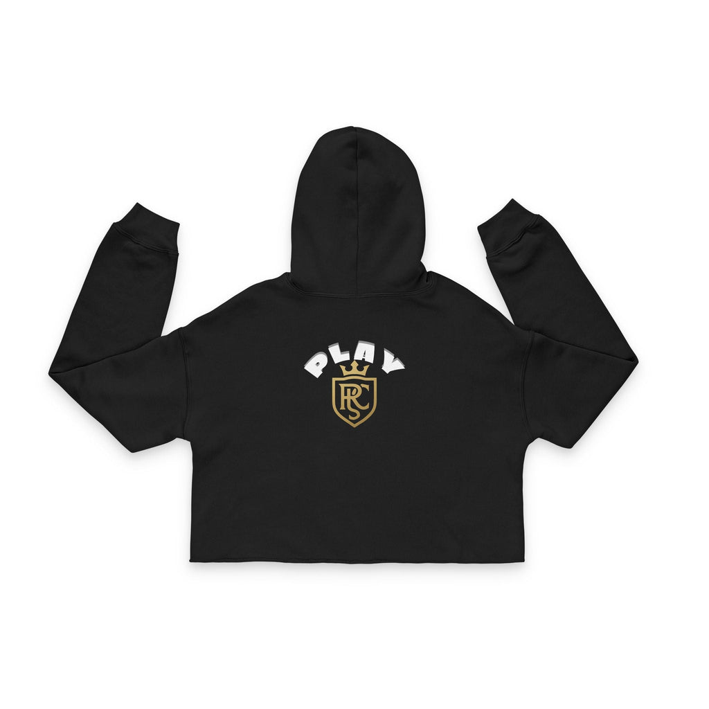Stylish Cropped Hoodie for Women, Playful Athletic Wear, Casual Street Style, Gifts for Her, Trendy Apparel Printify