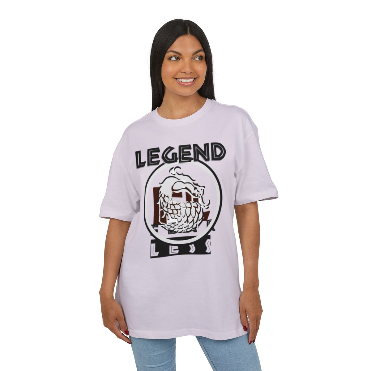 Unisex Heavy Oversize Tee - Legend Graphic Tee for Trendy Style