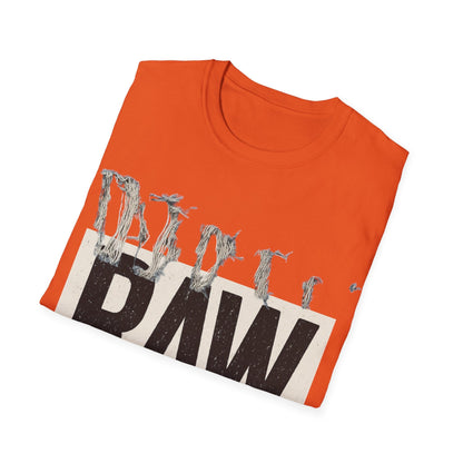 RAW Unisex Softstyle T-Shirt - Casual Graphic Tee for Everyday Wear, Perfect for Gift Giving, Streetwear, Summer Outfits Printify