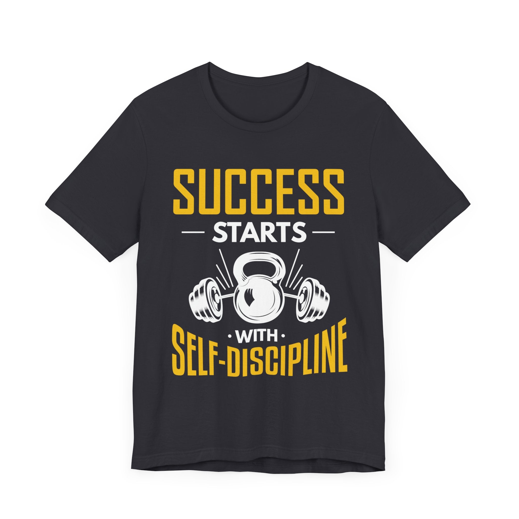 Le succès commence par le tee-shirt unisexe d’autodiscipline 
