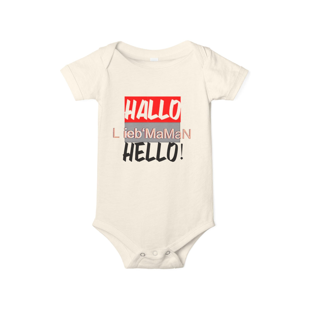 Hello Baby Bodysuit - Cute Multilingual Infant Jersey One Piece