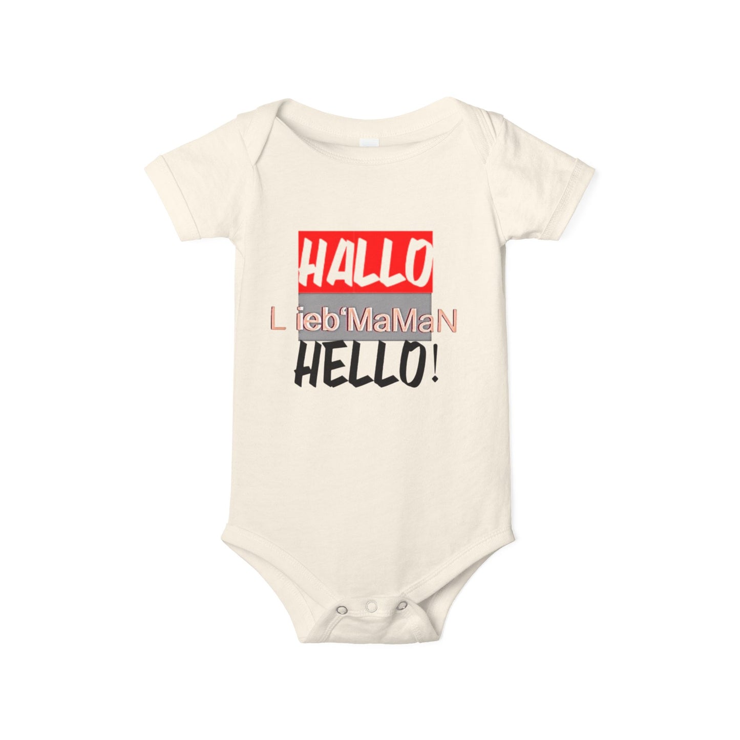 Hello Baby Bodysuit - Cute Multilingual Infant Jersey One Piece