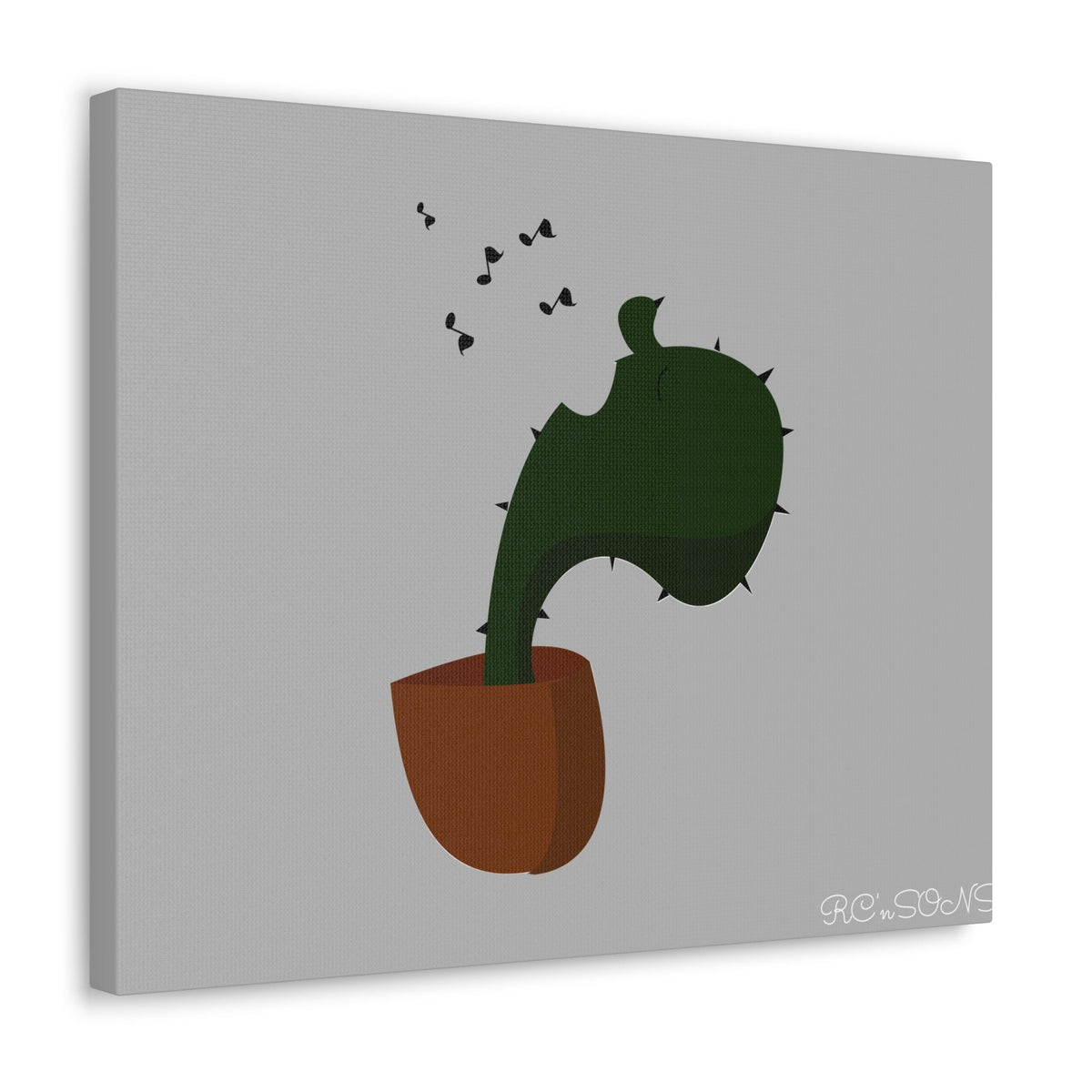 Cactus Design Wall Decor Printify