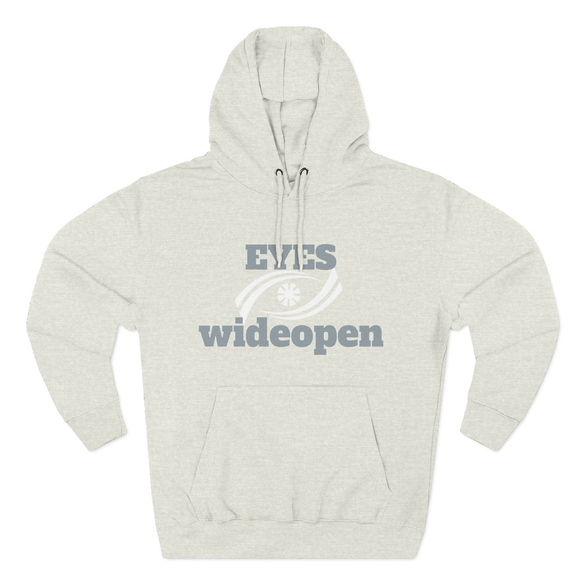 Eyes Wide Open Fleece Hoodie - Cozy Sweatshirt for Casual Wear, Gifts for Him/Her, Winter Wardrobe Essential, Unisex Hoodie, Relaxed Fit Printify