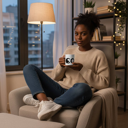 Playful Cat Accent Coffee Mug - 11oz & 15oz - Perfect for Cat Lovers Printify