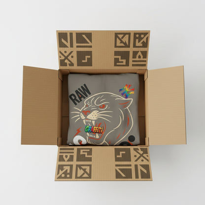 Urban Graffiti Panther T-Shirt | Cool Graphic Tee, Streetwear, Unisex Fashion, Casual Wear, Graphic T-shirt Printify