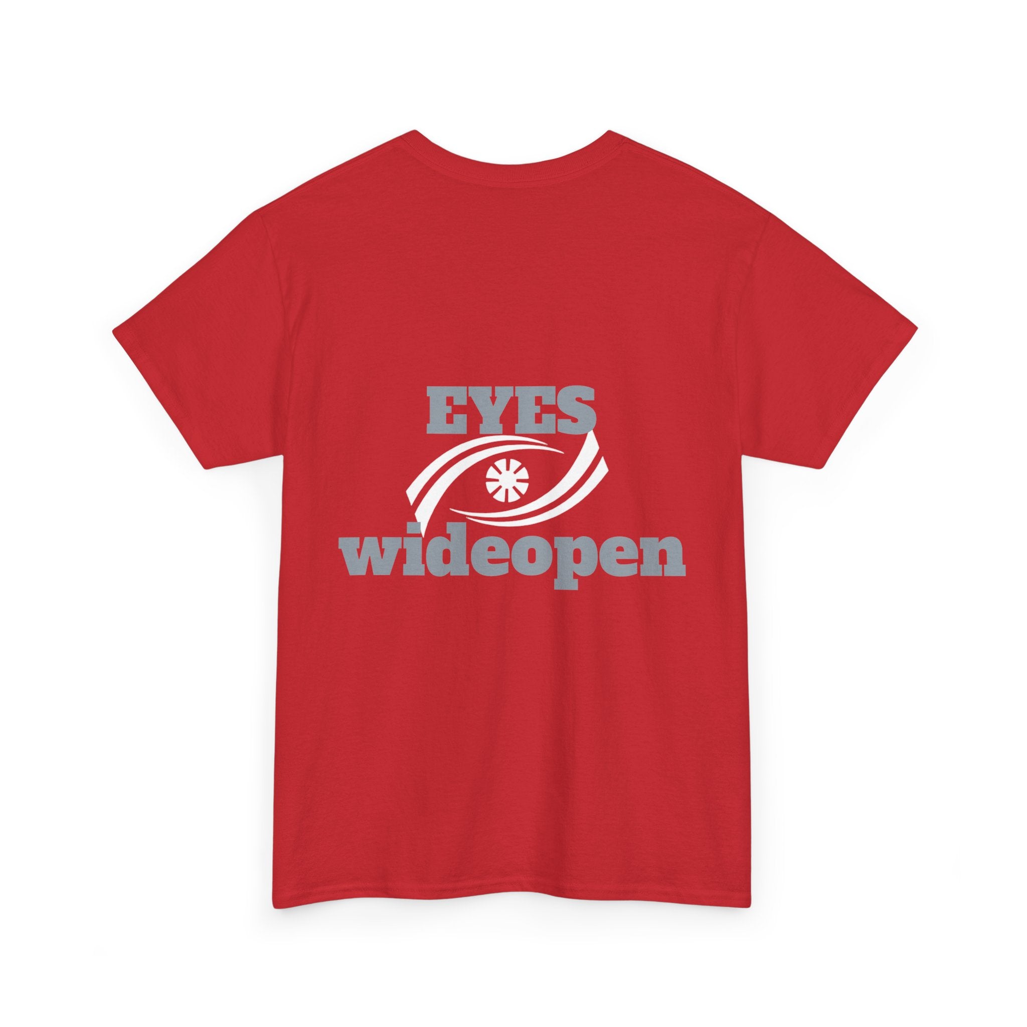 Eyes Wide Open Unisex Heavy Cotton Tee | Everyday Wear, Gift for Dreamers, Casual Shirt, Inspirational Apparel, Unisex T-Shirt Printify