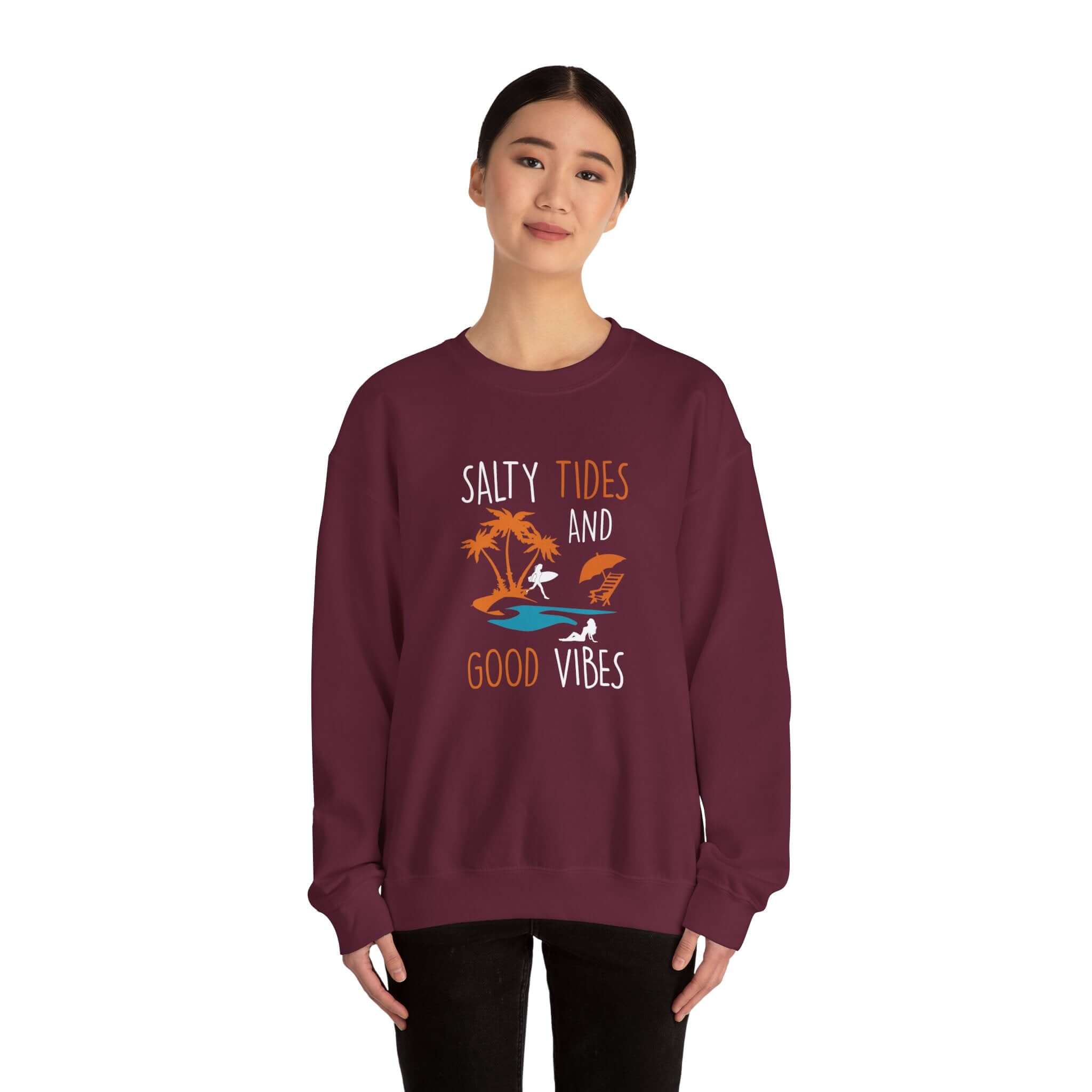 Salty Tides And Good Vibes Unisex Sweatshirt - RC’nSONS