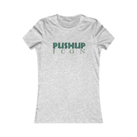 Motivational Women's Tee - Pushup Icon Fitness Shirt