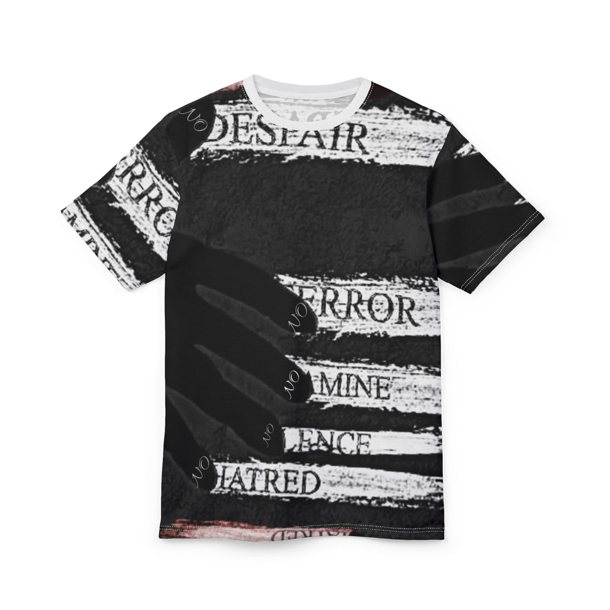 Emotional Statement Tee: Unisex Cut & Sew AOP Shirt | Expressive Graphic Tee for Casual Wear, Unique Gift for Holidays, Motivational [...] Printify