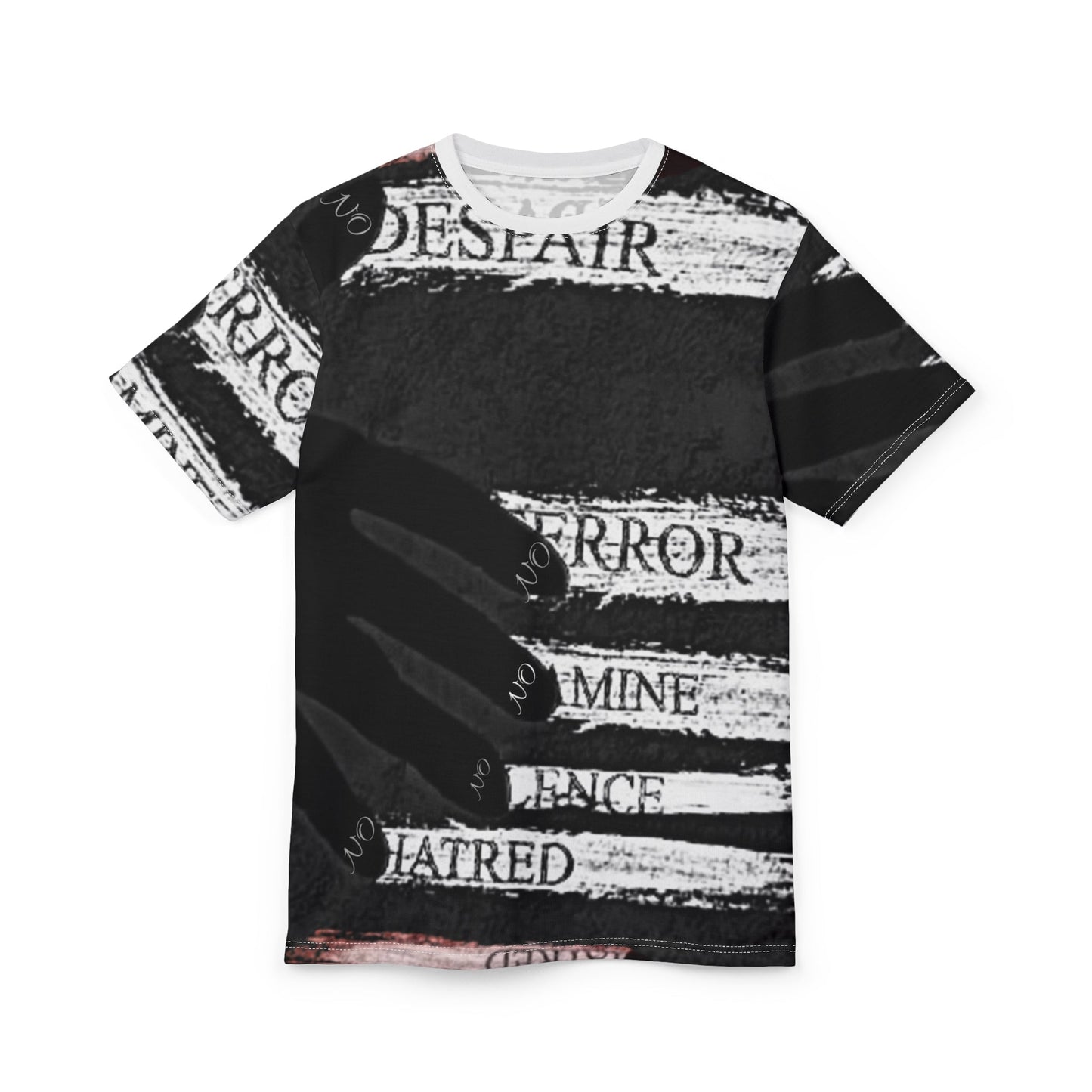 Emotional Statement Tee: Unisex Cut & Sew AOP Shirt | Expressive Graphic Tee for Casual Wear, Unique Gift for Holidays, Motivational [...] Printify