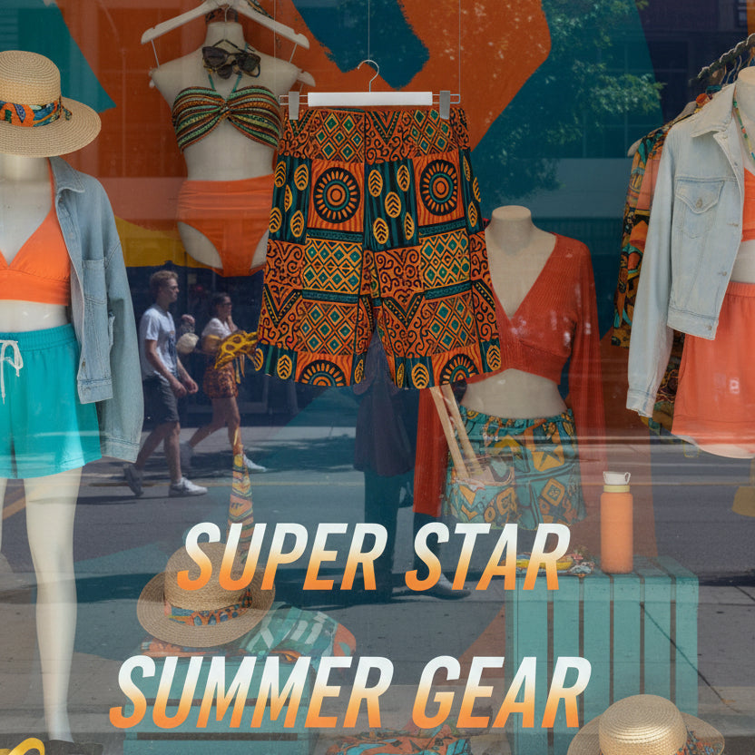 African Supreme Print Men’s Sports Shorts