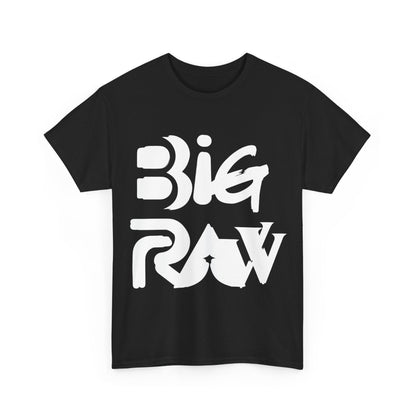 Big Raw Unisex Heavy Cotton Tee, Casual Streetwear Shirt, Gift for Him or Her, Everyday Fashion, Graphic Tee, Trendy Apparel Printify