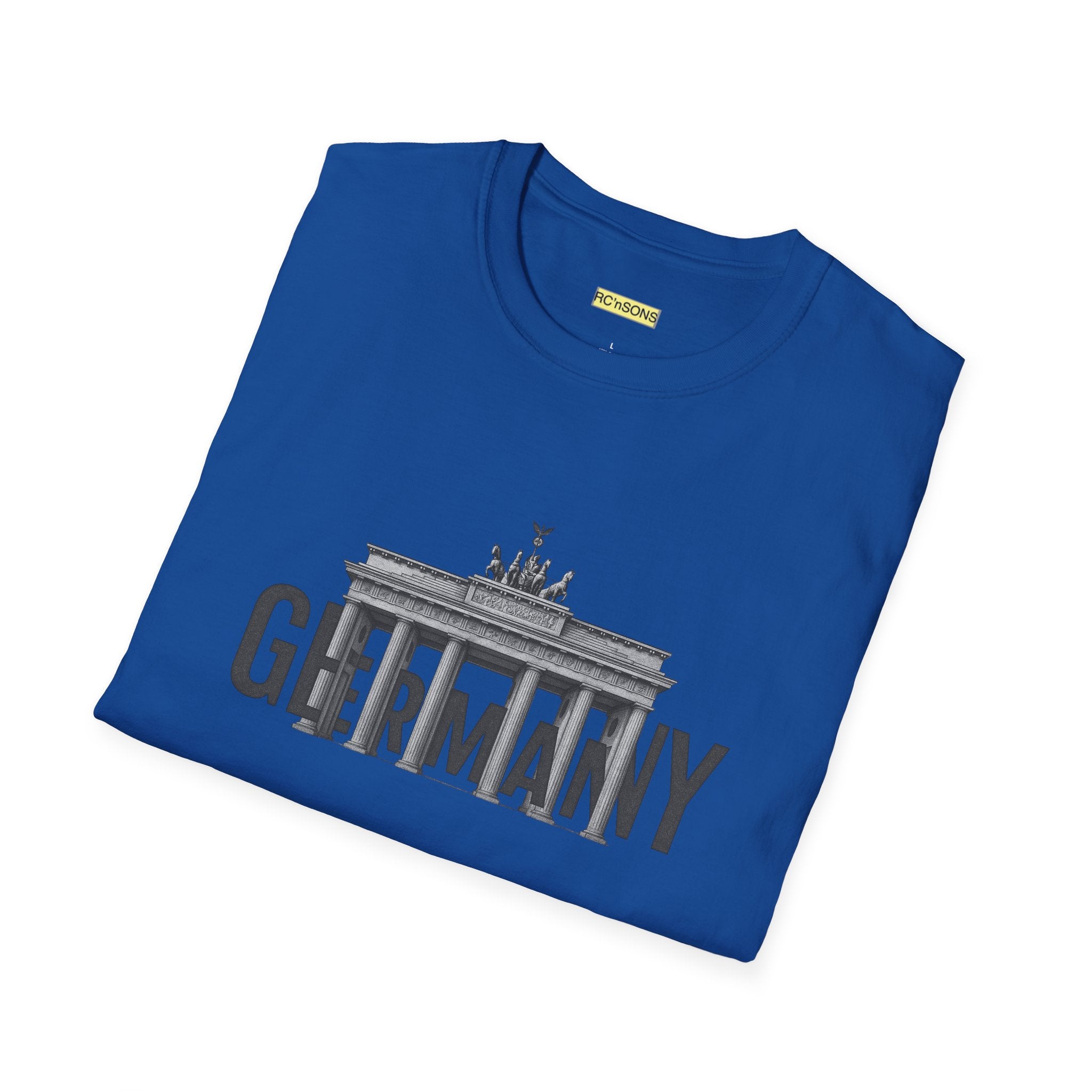 Berlin Landmark Unisex Softstyle T-Shirt - Casual Travel Tee Germany Pride Printify
