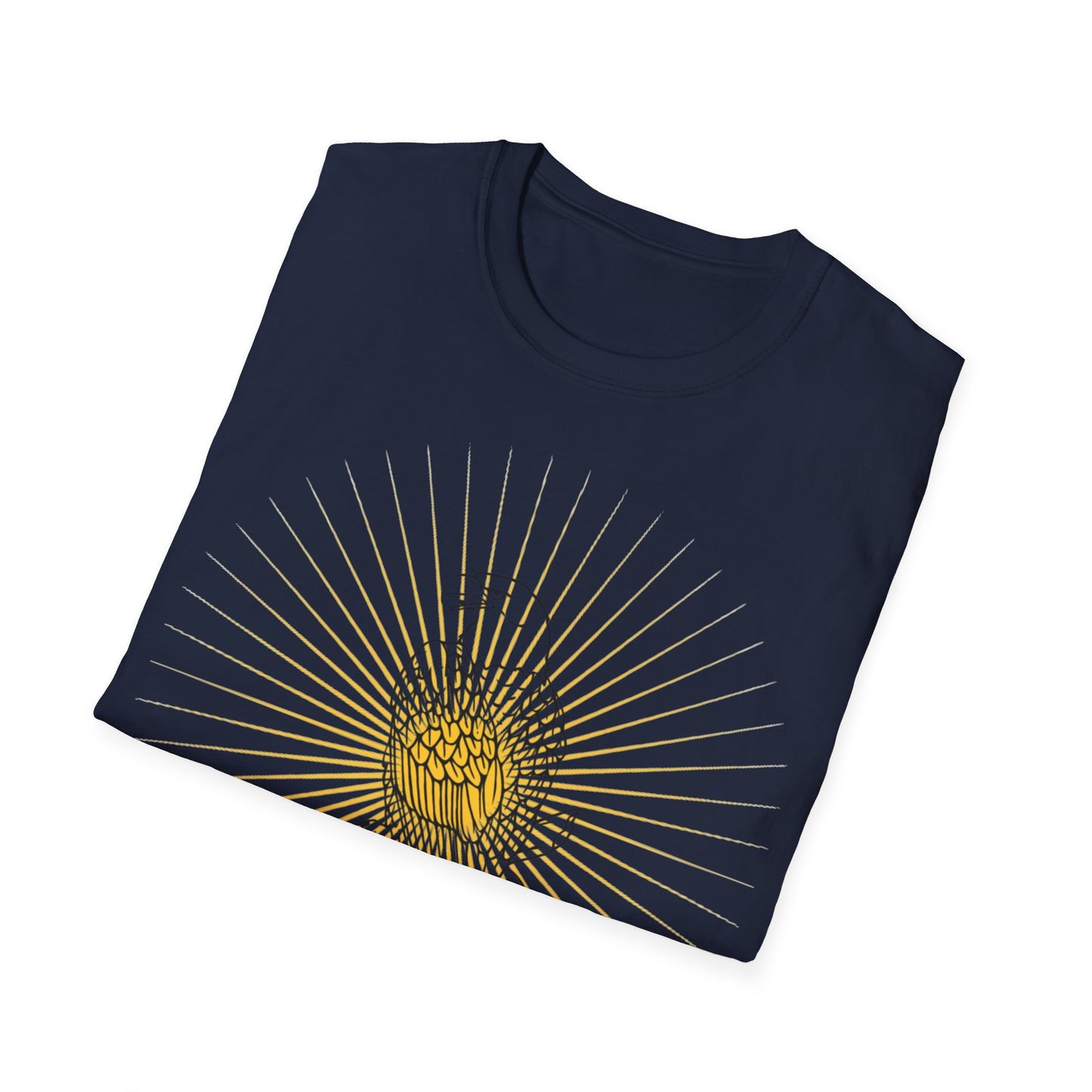 Rcnsons Unisex Softstyle Eagle Sun Wave T-Shirt