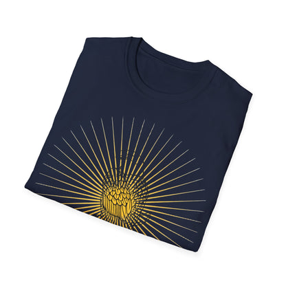Rcnsons Unisex Softstyle Eagle Sun Wave T-Shirt