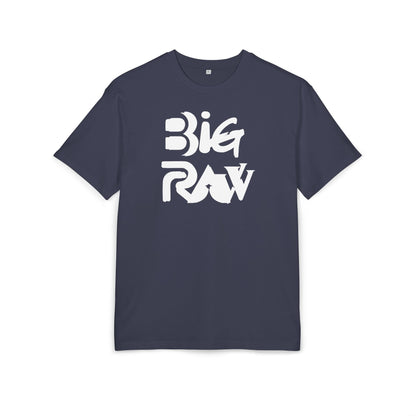 Oversize Tee Big Raw Print Unisex Heavy T-Shirt Printify